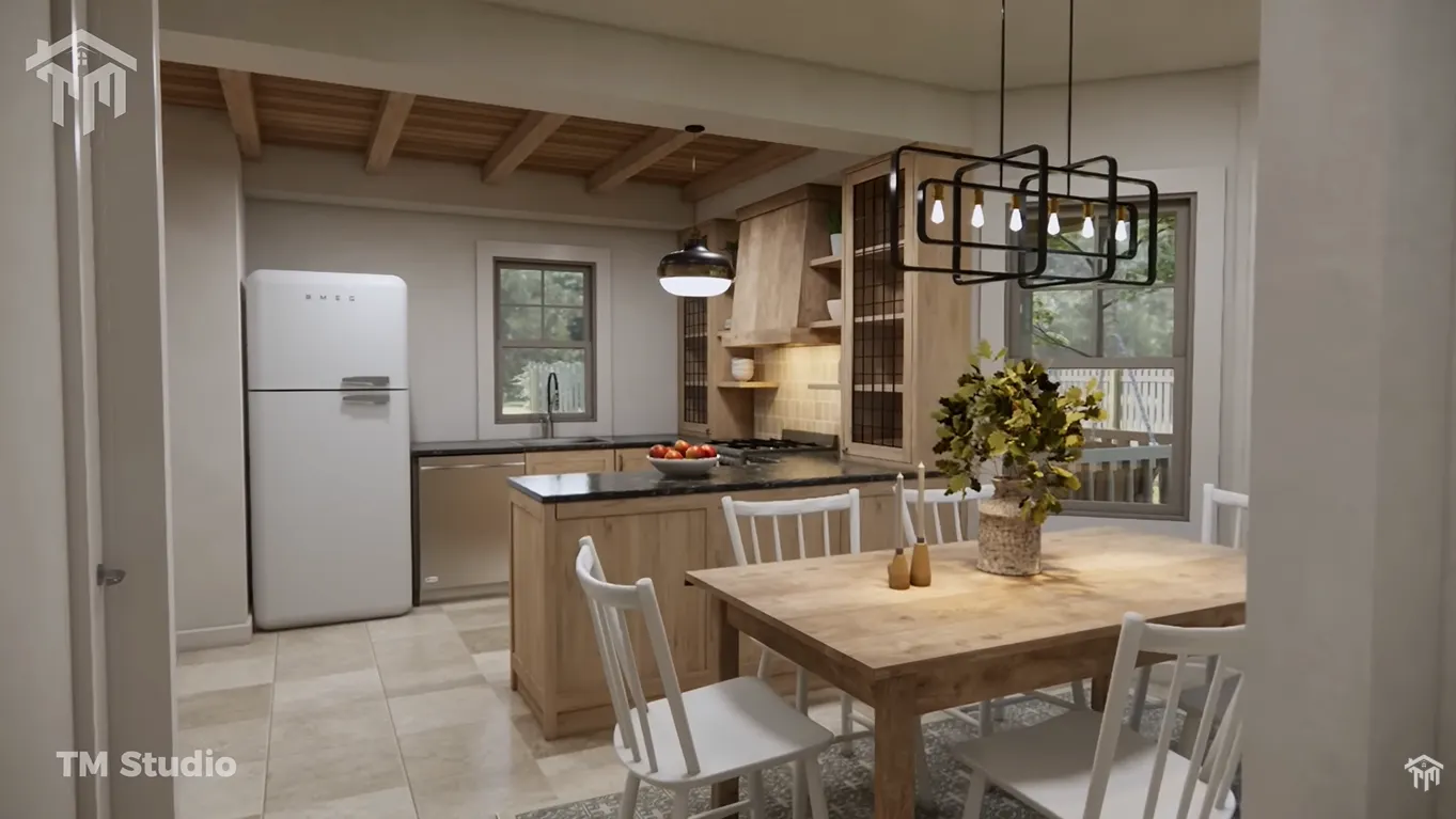 tm studio 2 bedroom house plan Absolutely Gorgeous Small House | 2-Bedroom | COZY & CHARMING.