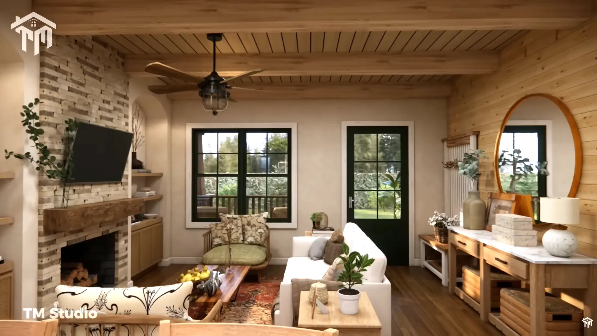 tm studio 2 bedroom 1 bathroom house plan