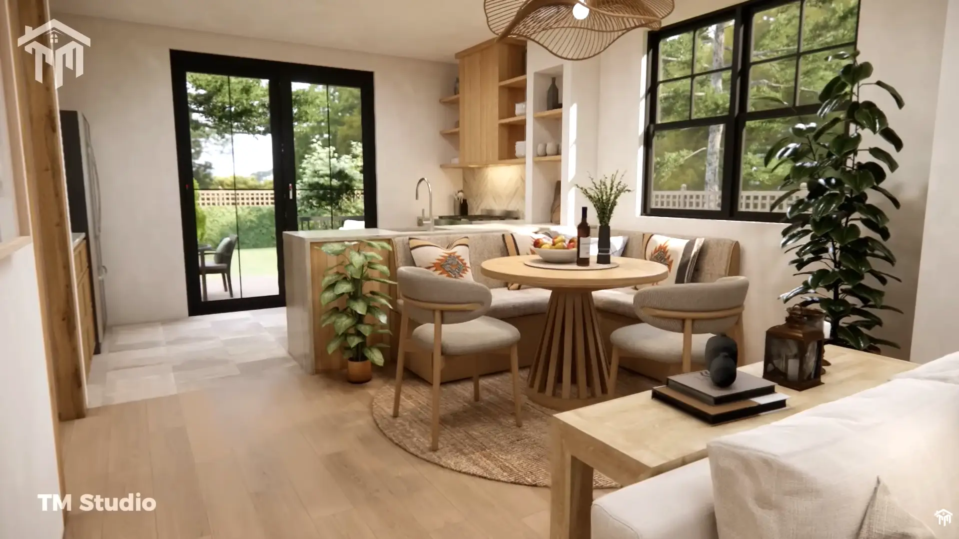 TM Studio 2 bedroom 2 bathroom house plan