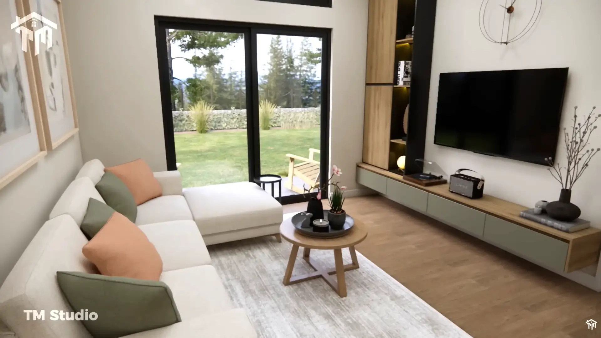 tm studio 2 bedroom 1 bathroom house plan Embracing Nature's Warmth and Radiance! Small House Design Ideas