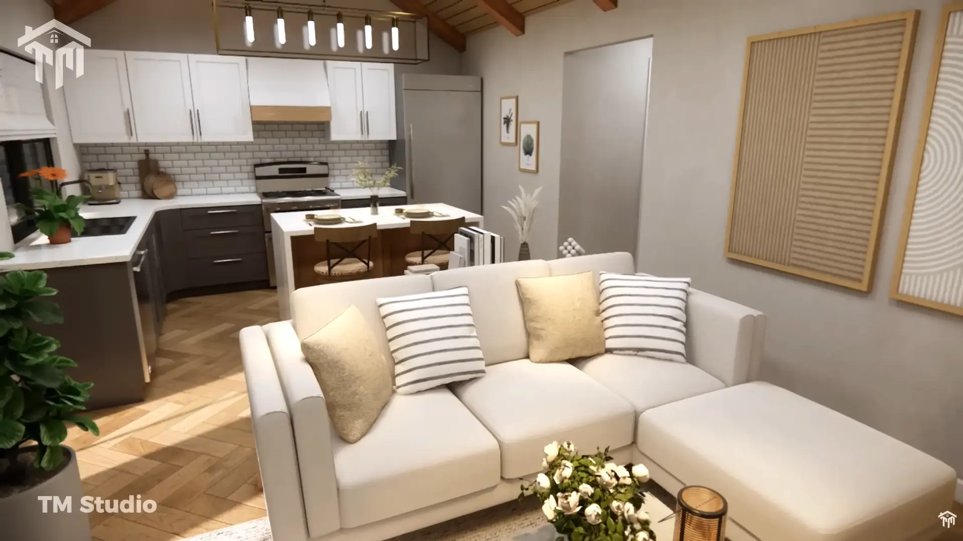 1 bedroom house plan 23'x26' The Perfect Small House for a Cozy Life | Small House Ideas