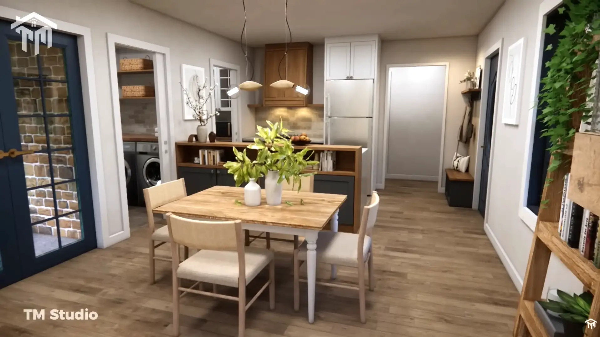 tm studio 2 bedroom house plan 830 Sq Ft (77m2) This Small House Has It All | Cozy and Charming...