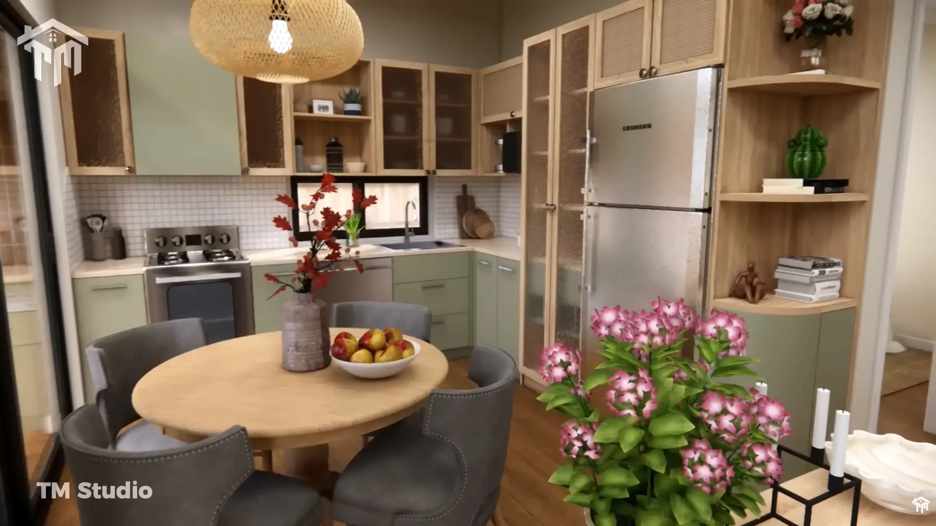 tm studio 2 bedroom 1 bathroom house plan TM STUDIO Small House Design