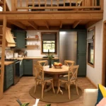 tm studio 2 bedroom house plan with loft bedroom