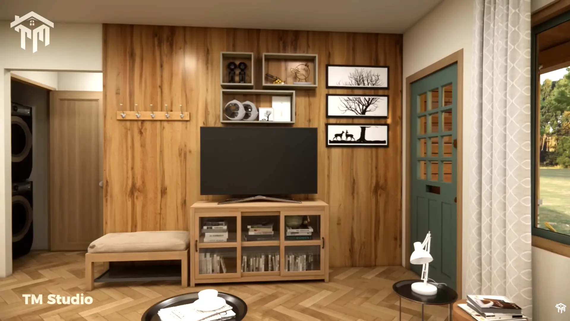 2 bedroom house plan by tm studio small house design