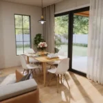 TM STUDIO small house design floor plan 33'x30' (10x9m) The Perfect Small Country House: Beautiful & Comfortable.