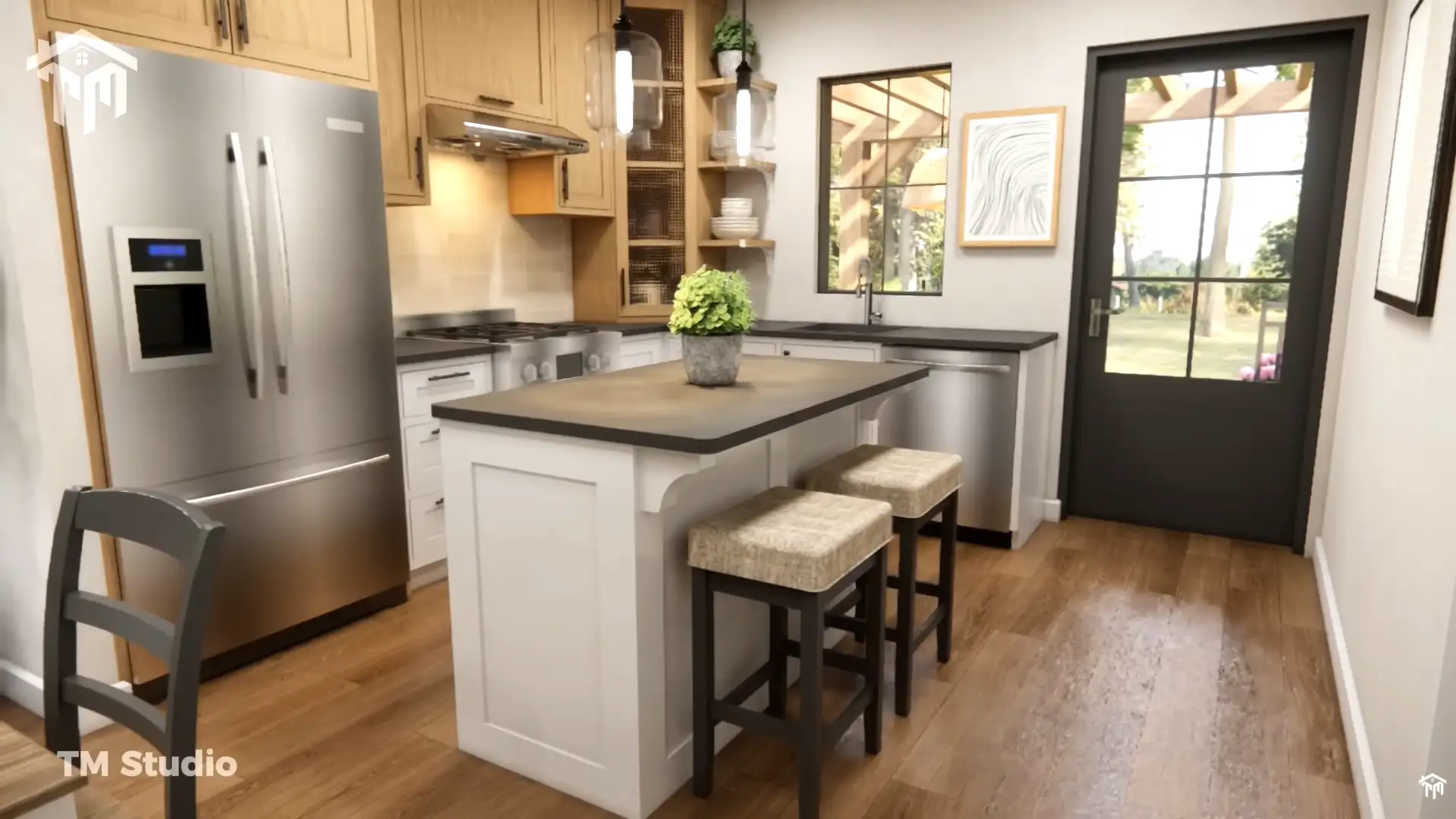 tm studio This COZY Small Home Will Make Your Heart MELT | A One-Level Masterpiece! floor plan