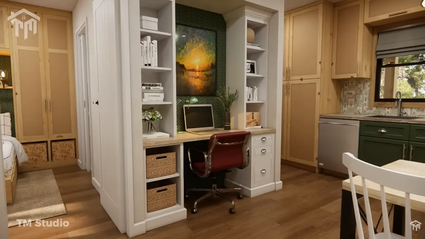 23'x23' (7x7m) This AMAZING Small House Breaks All Expectations tm studio small house design floor plan