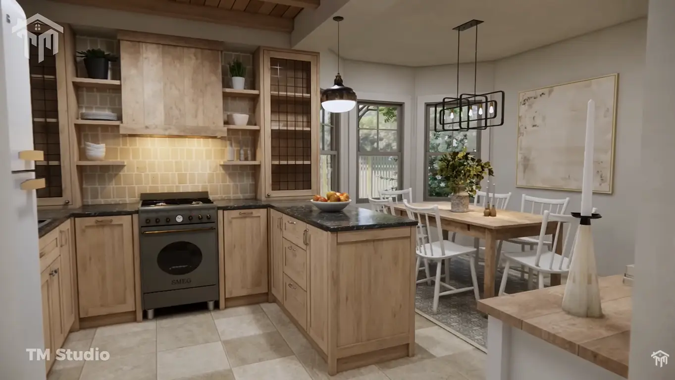 tm studio 2 bedroom house plan Absolutely Gorgeous Small House | 2-Bedroom | COZY & CHARMING.