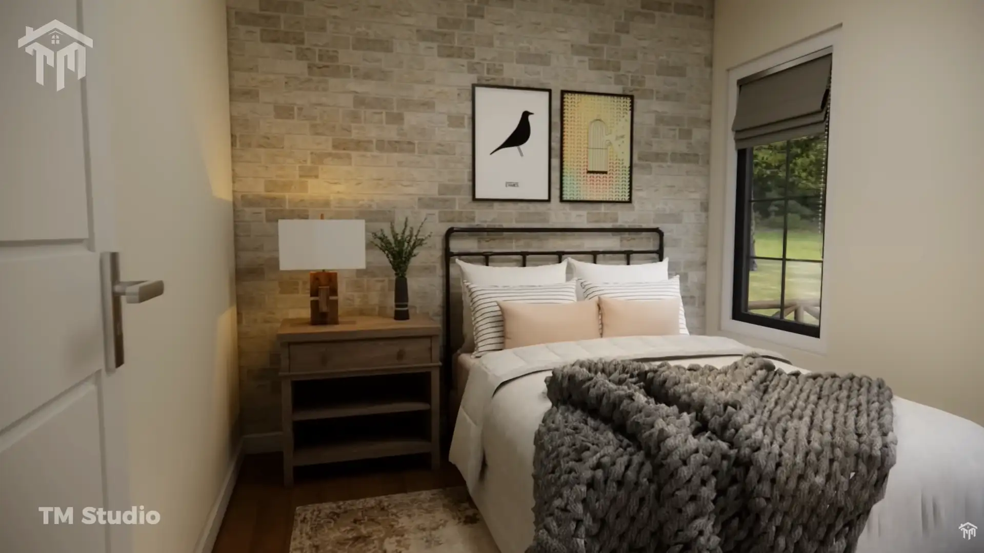 tm studio 2 bedroom house plan | TM Studio Small House Design