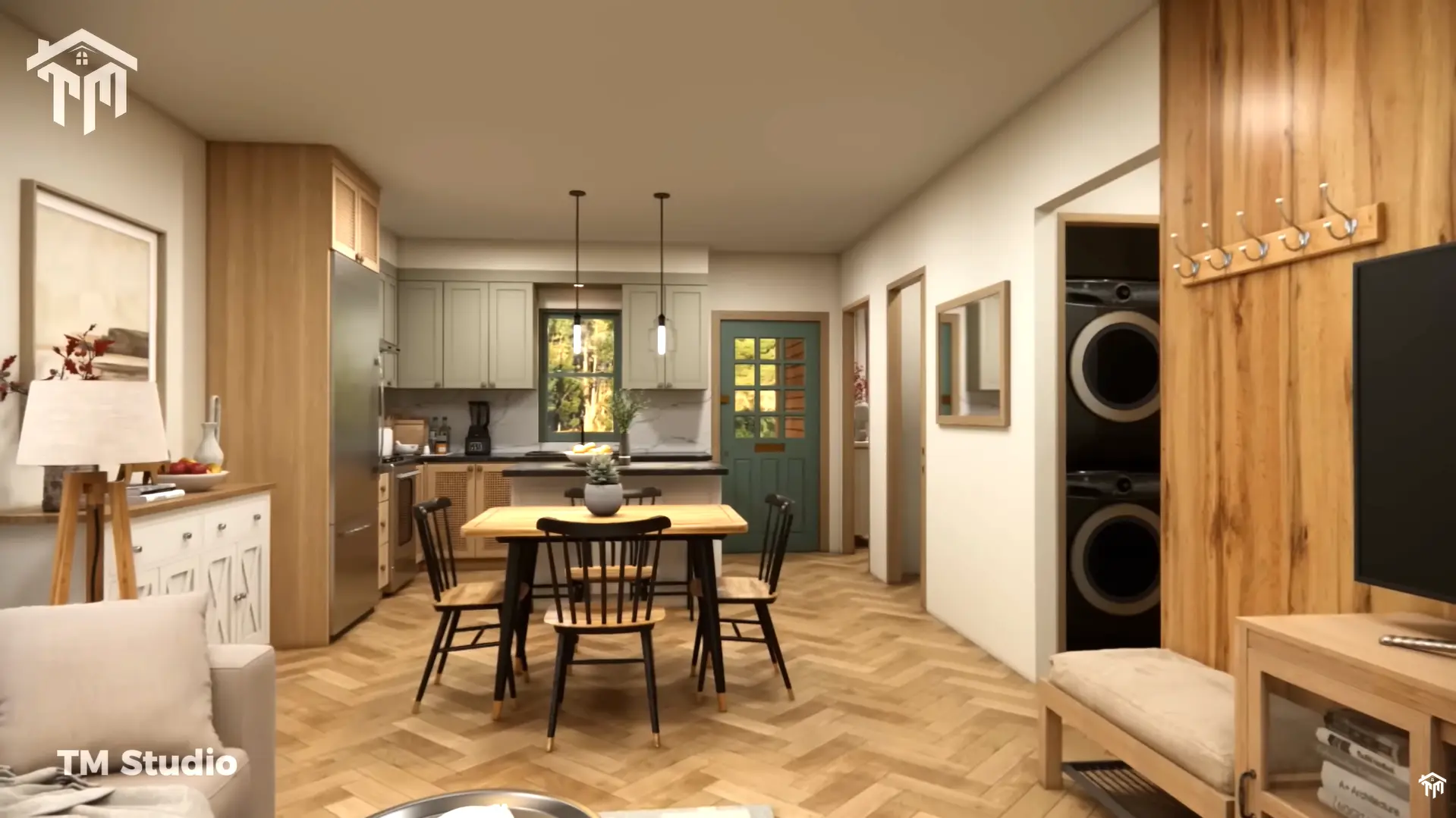 tm studio 2 bedroom house plan