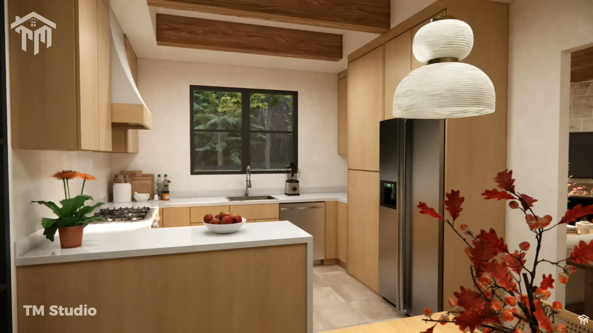 tm studio 39'x29' 2 bedroom house plan