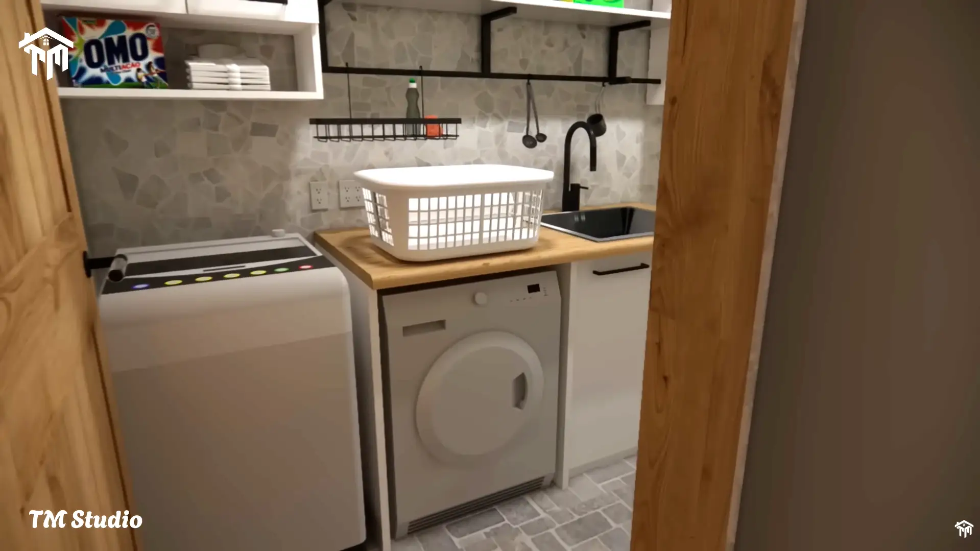 tm studio 2-bedroom house plan