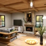 tm studio 2 bedroom cottage house floor plan