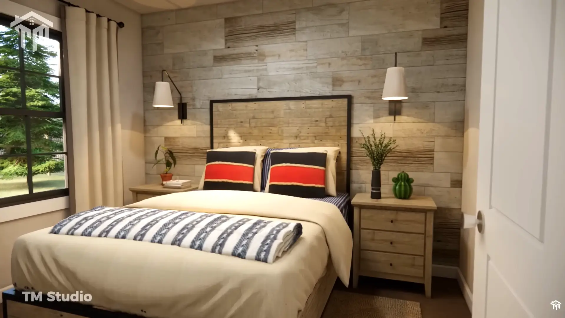 TM studio 33'x30' (10x9m) A Peaceful Cottage Retreat - Where Rustic Charm and Warmth Abound.