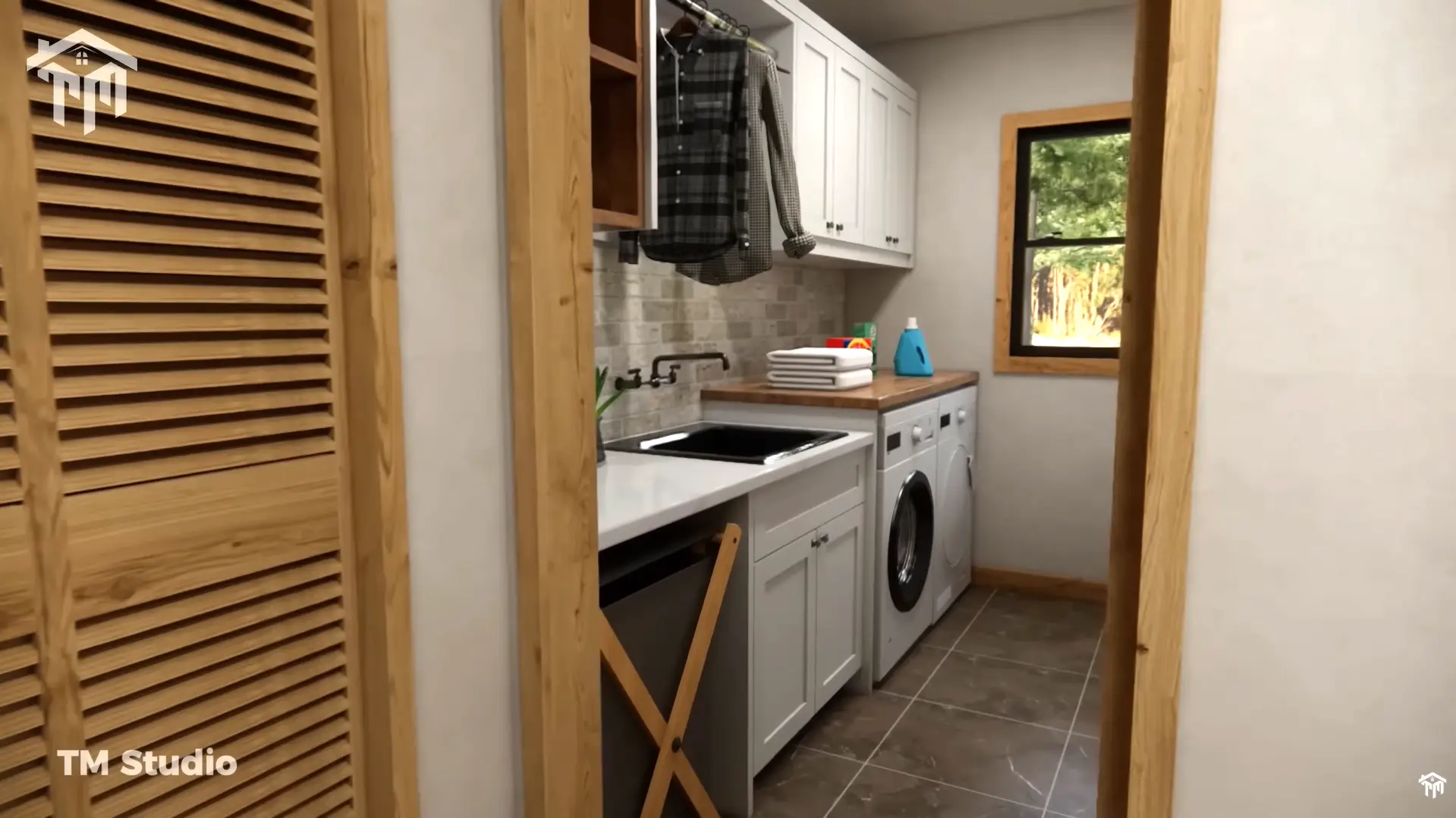 2-Bedroom Cabin Perfection: Designed for Comfort (38'x29') tm studio 2 bedroom house plan