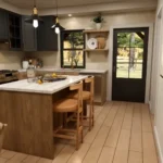 Can't Help But Love This Cozy Rustic Cottage: Small Home Design & Floor Plan Ideas TM studio 2 bedroom house plan