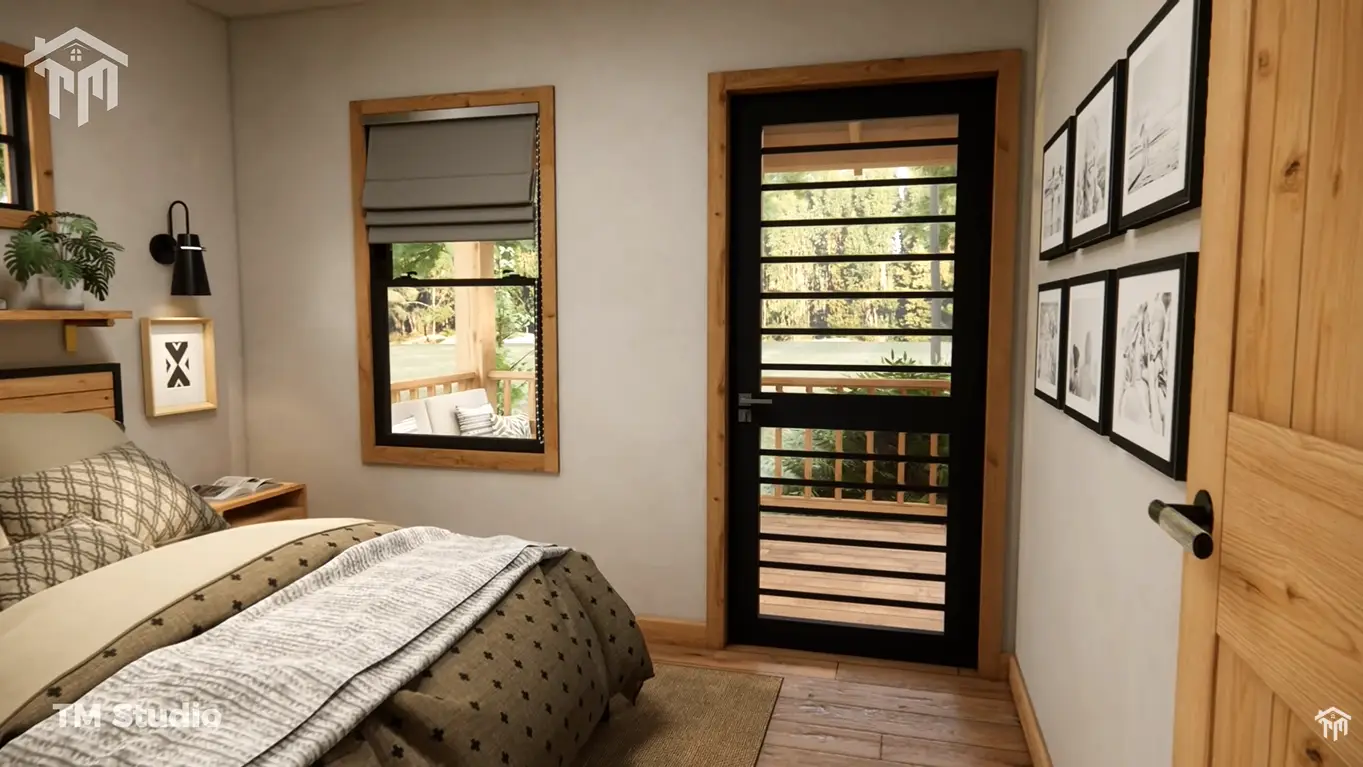 tm studio 2 bedroom house plan with loft bedroom