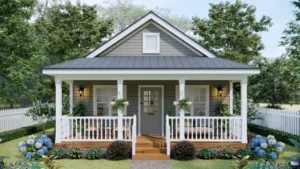 tm studio 2 bedroom small Country house plan