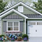 tm studio 2 bedroom house plan with car garage