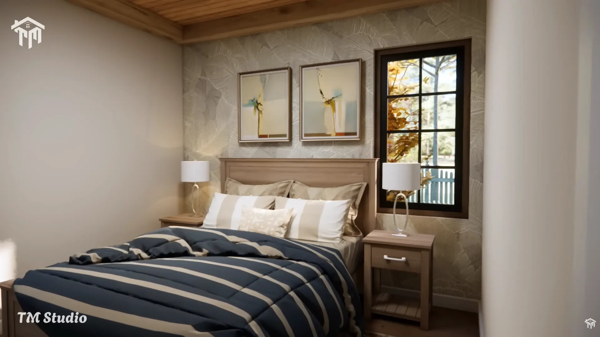 tm studio 2 bedroom house plan with carport