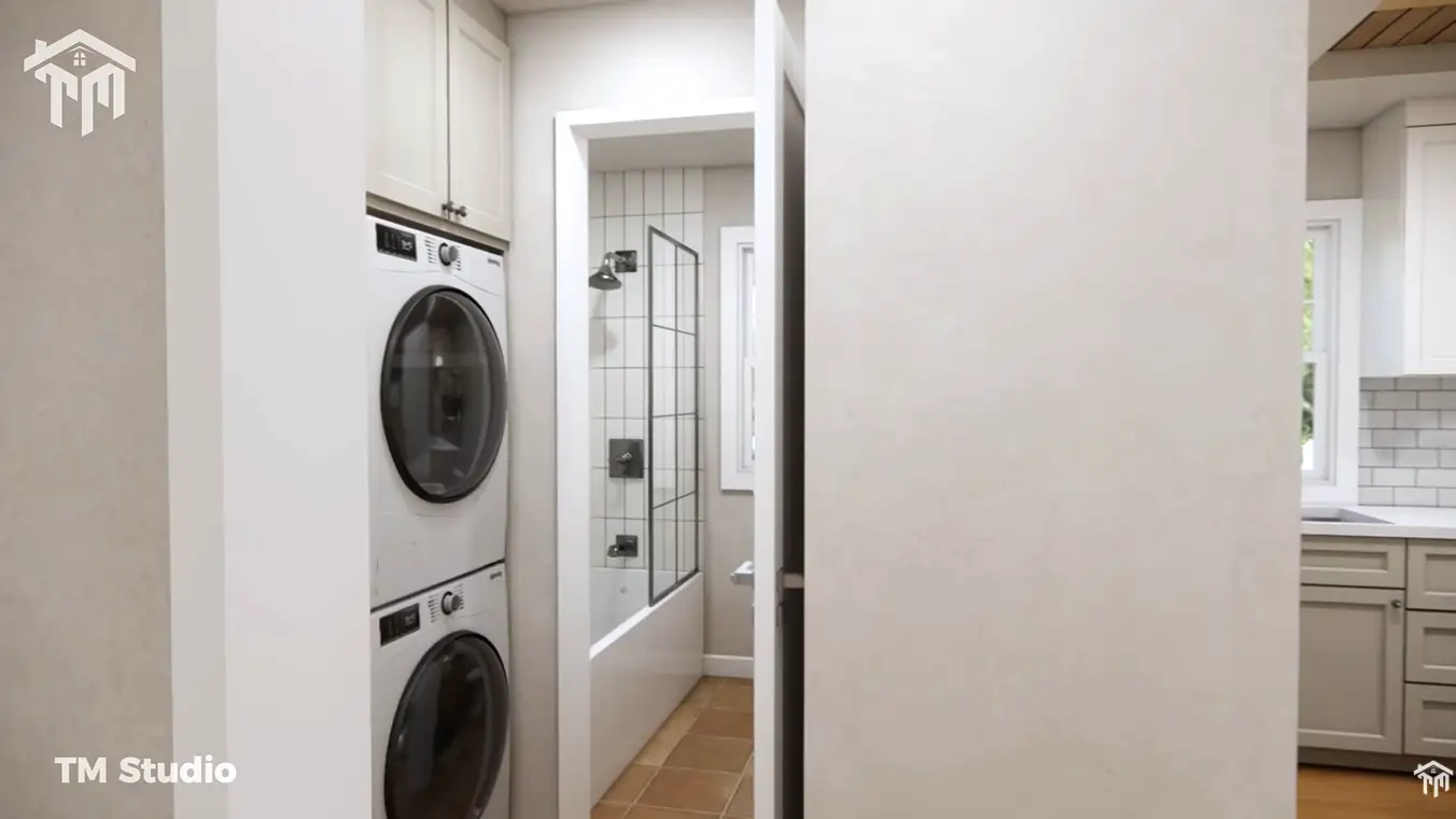 tm studio 2 bedroom small Country house plan