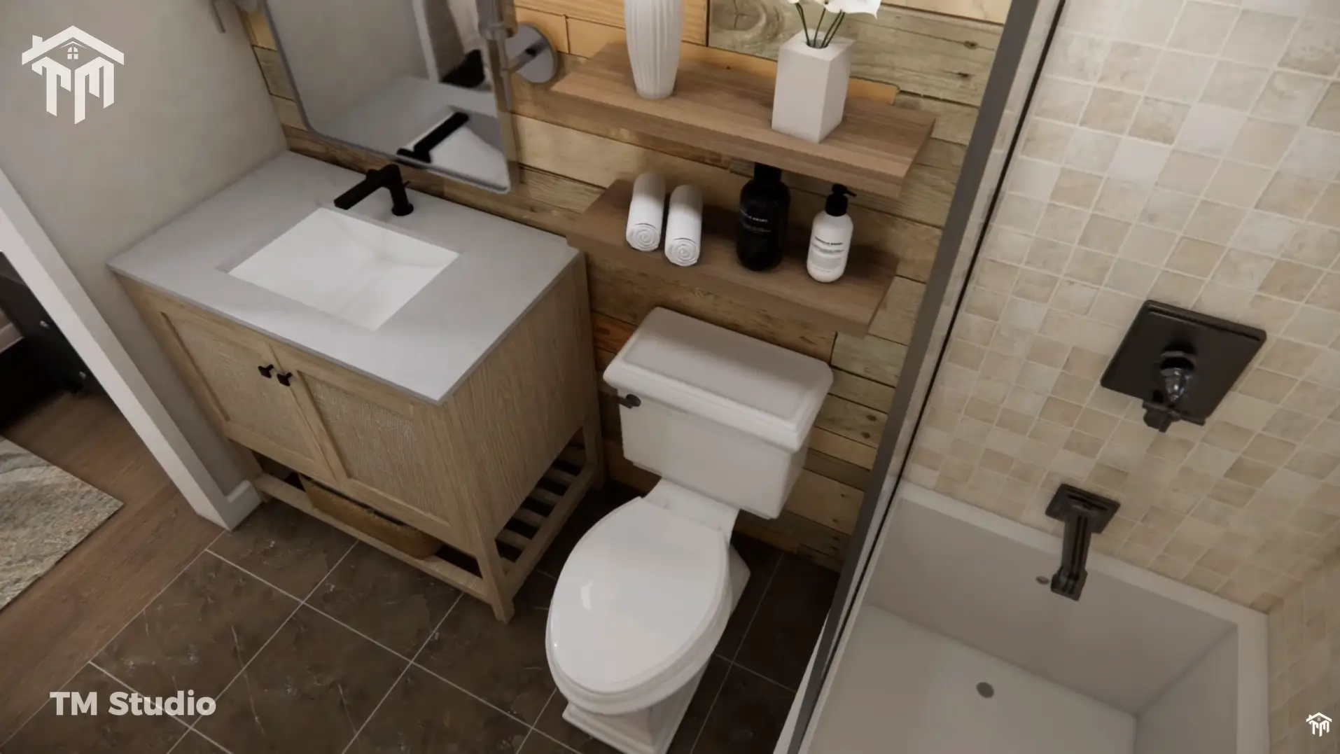 TM Studio 2 bedroom house plan