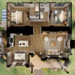 tm studio 2 bedroom 2 bathroom house plan
