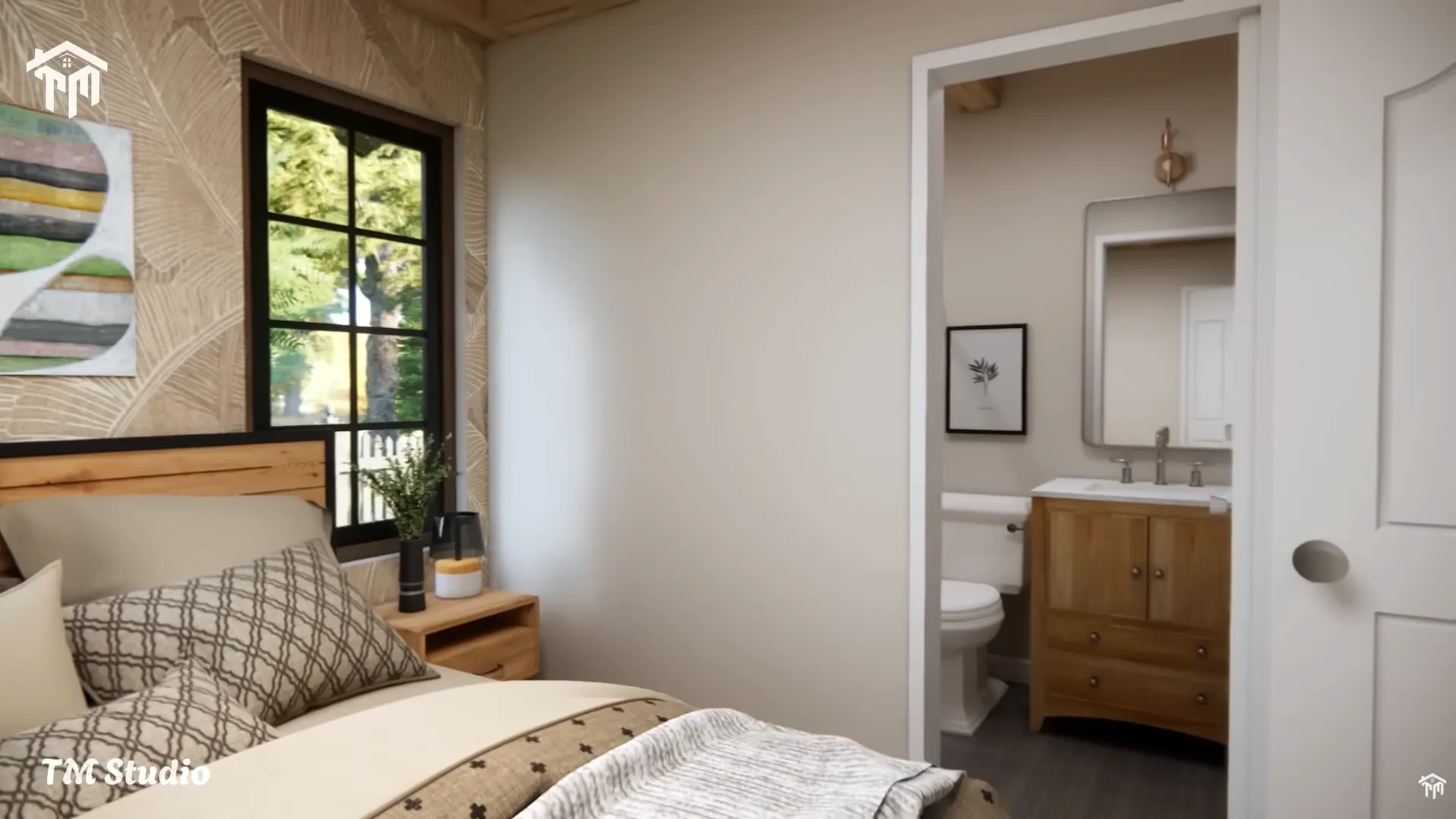 tm studio 2 bedroom house plan with carport