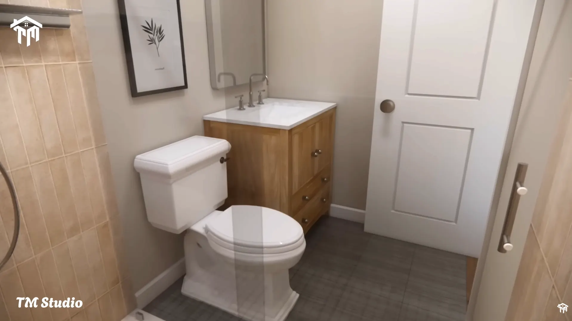 tm studio 2 bedroom house plan with carport