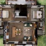 TM Studio 2 bedroom house plan