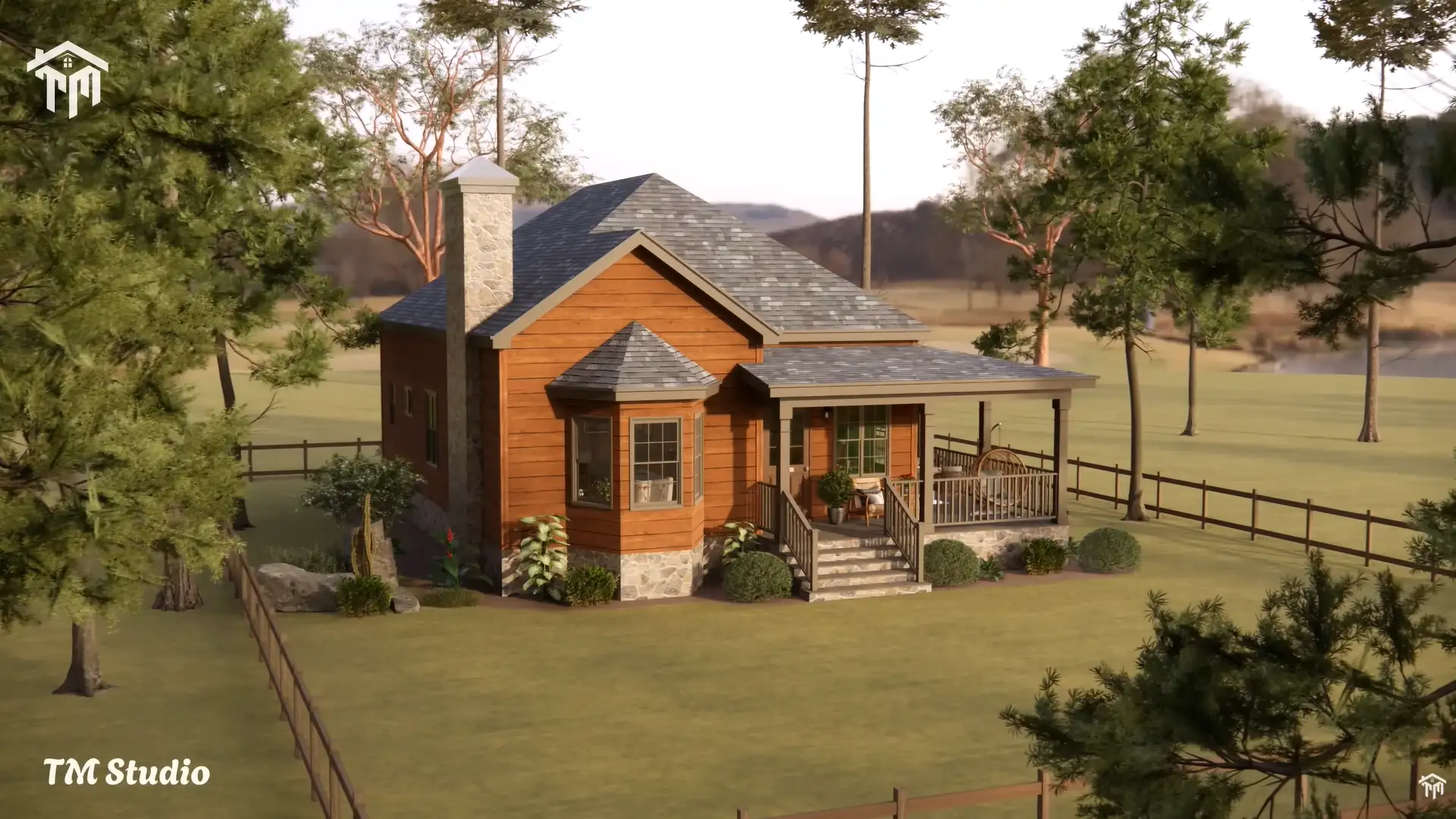 2 bedroom house plan by tm studio