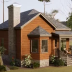 2 bedroom house plan by tm studio