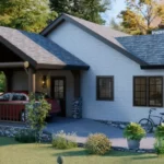 tm studio 2 bedroom house plan with carport