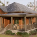 2 bedroom house plan by tm studio