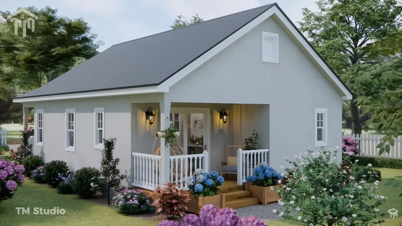 tm studio 2 bedroom house plan