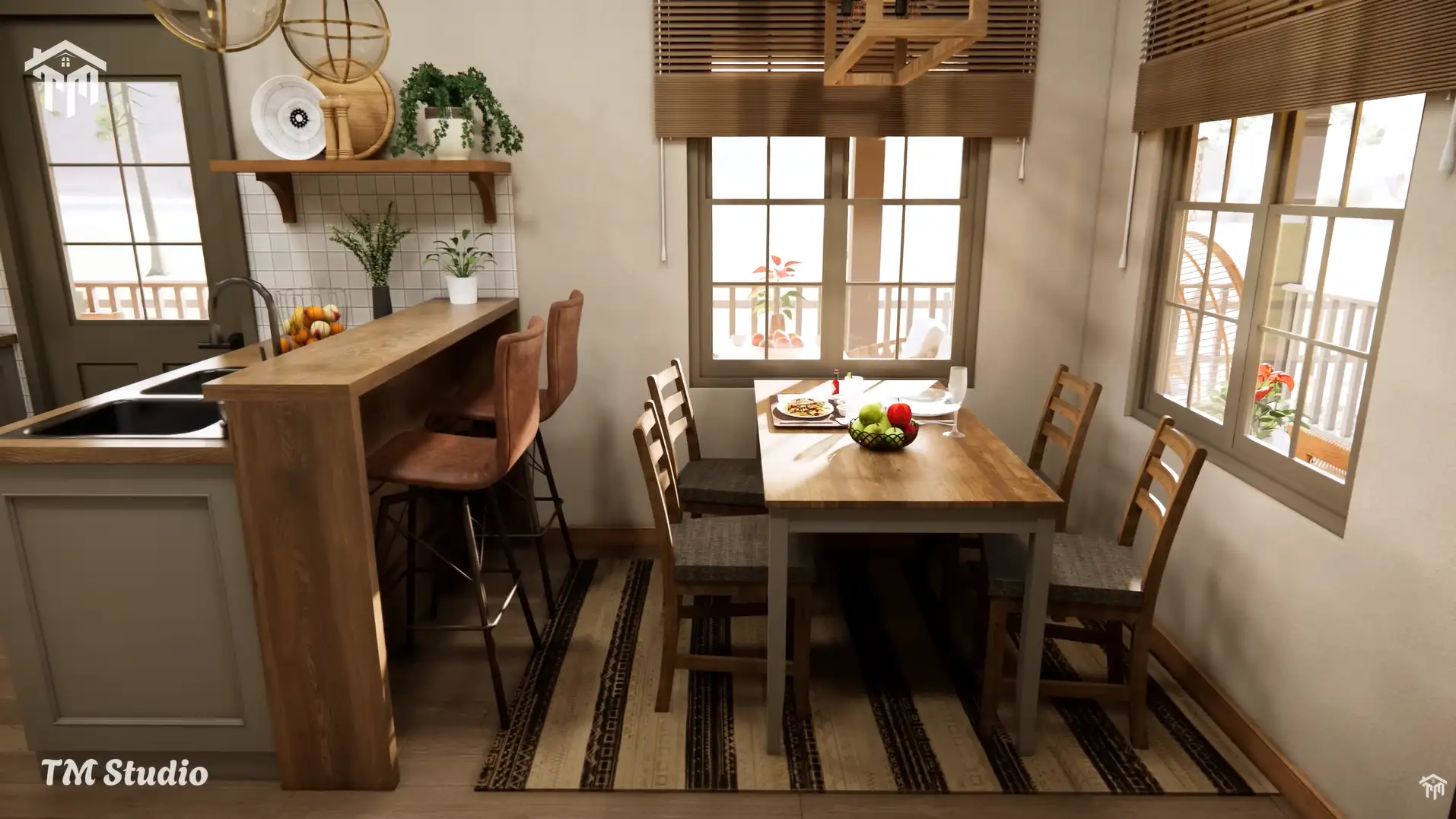 tm studio 2 bedroom house plan