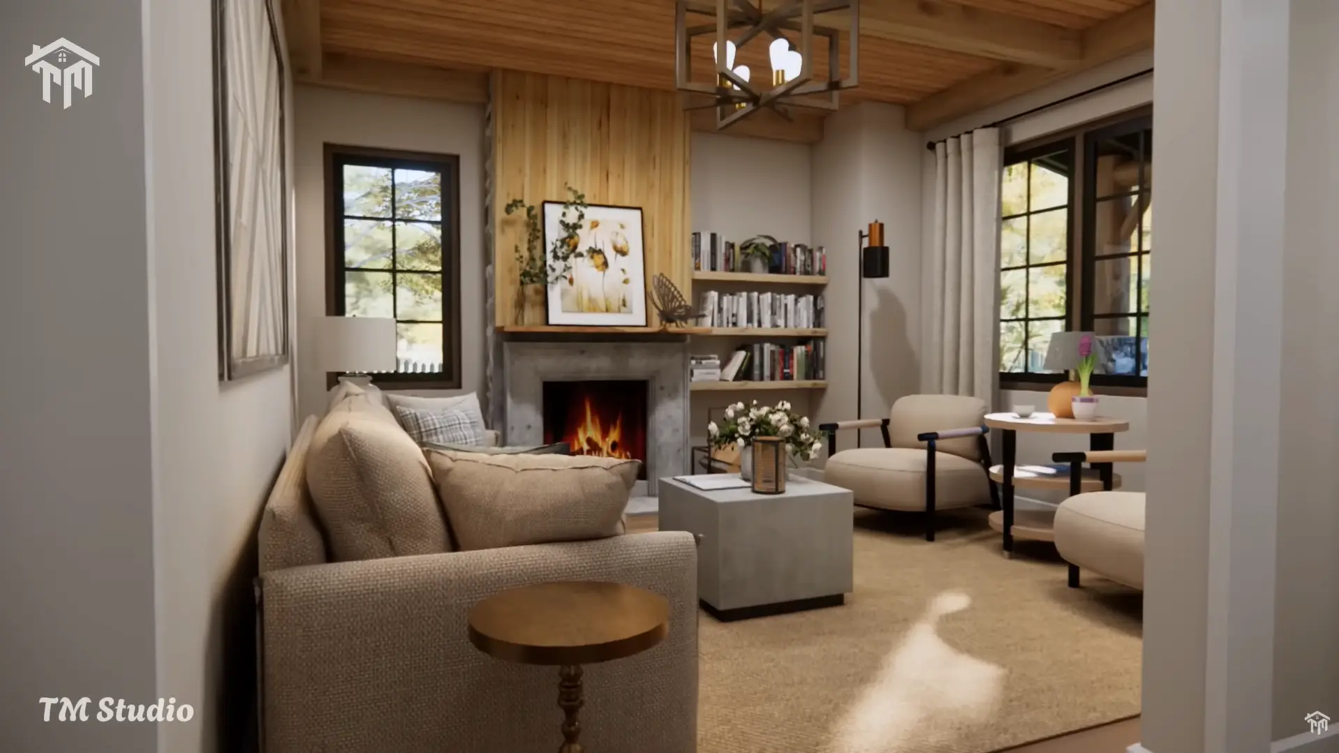 tm studio 2 bedroom house plan with carport