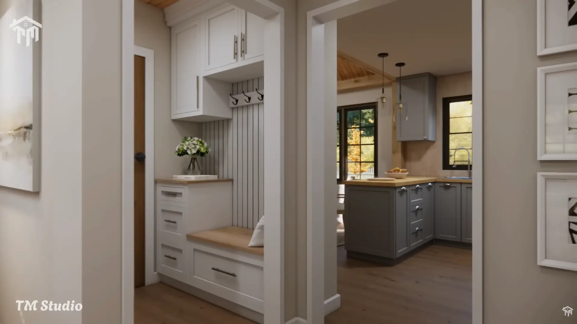 tm studio 2 bedroom house plan with carport