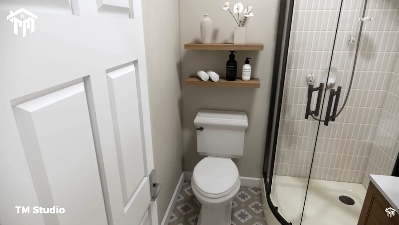 tm studio 2 bedroom house plan with car garage