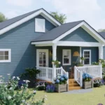 tm studio house plan 2 bedroom with cr garage