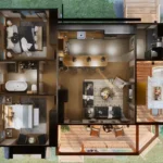 tm studio 2 bedroom house plan