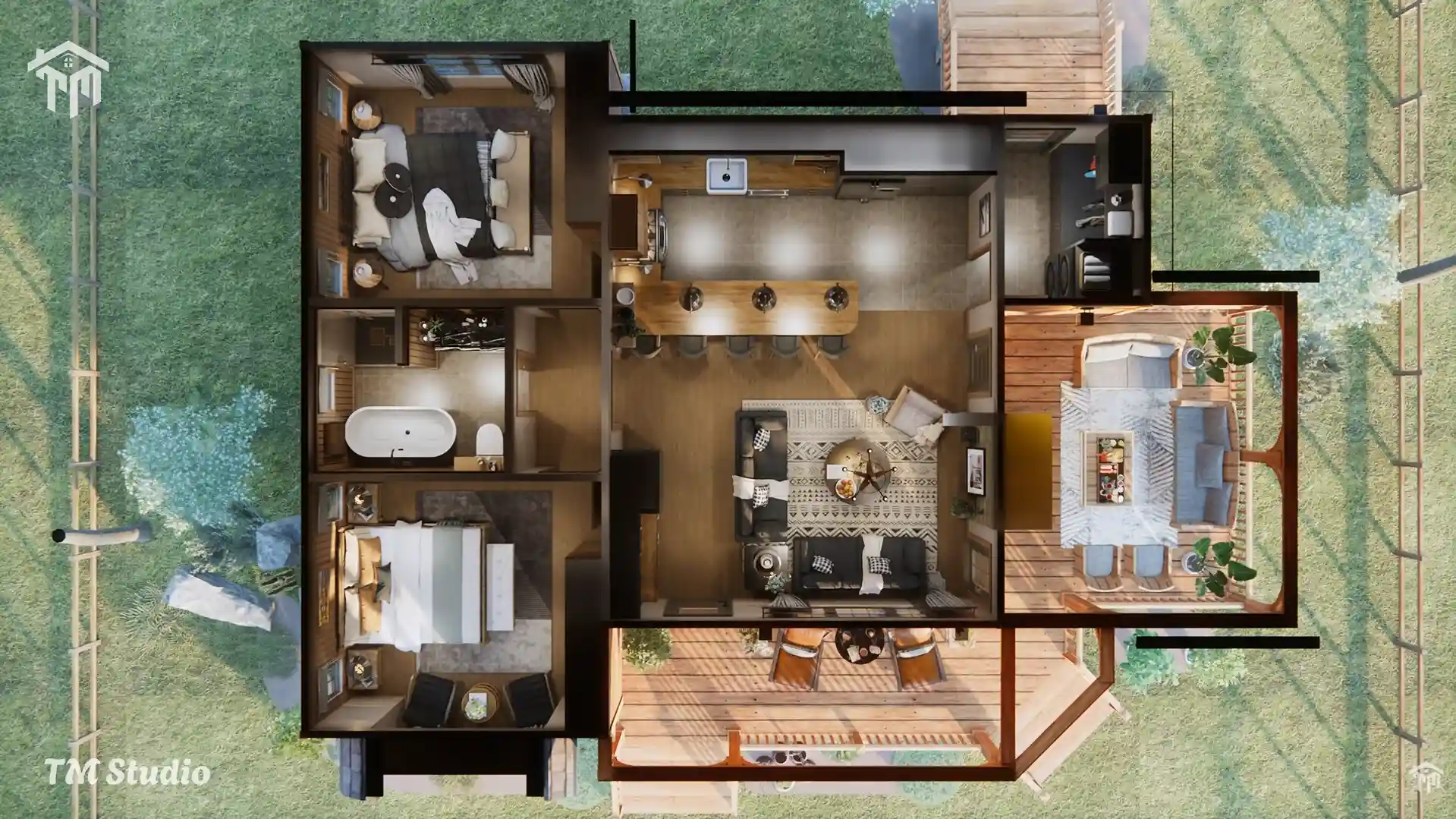 tm studio 2 bedroom house plan