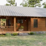 tm studio 2 bedroom cabin house plan