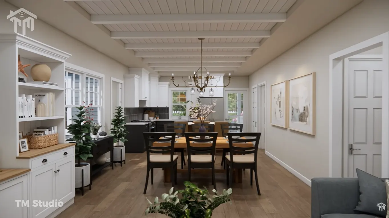 tm studio house plan 2 bedroom with cr garage