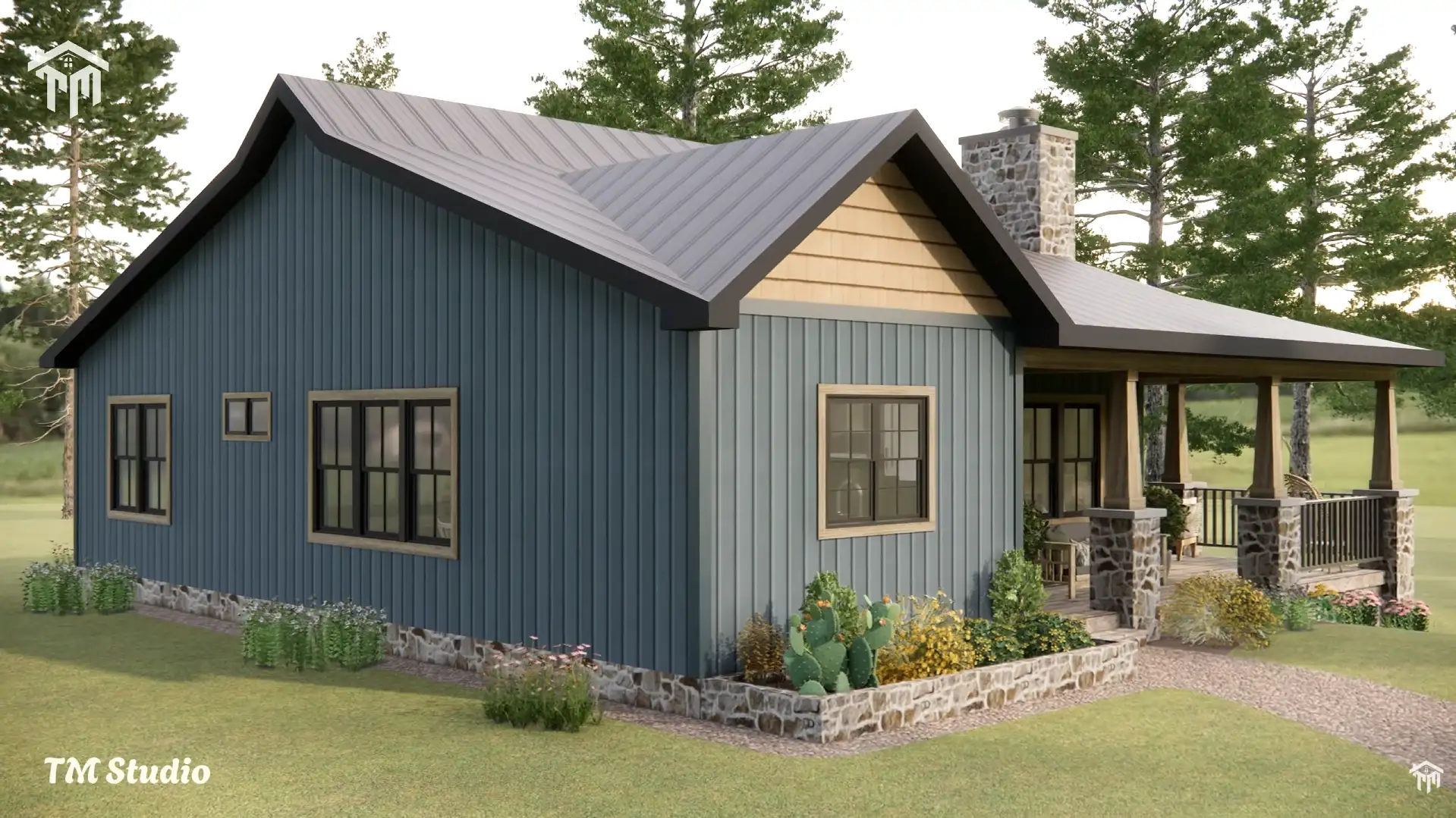 tm studio 2 bedroom house plan