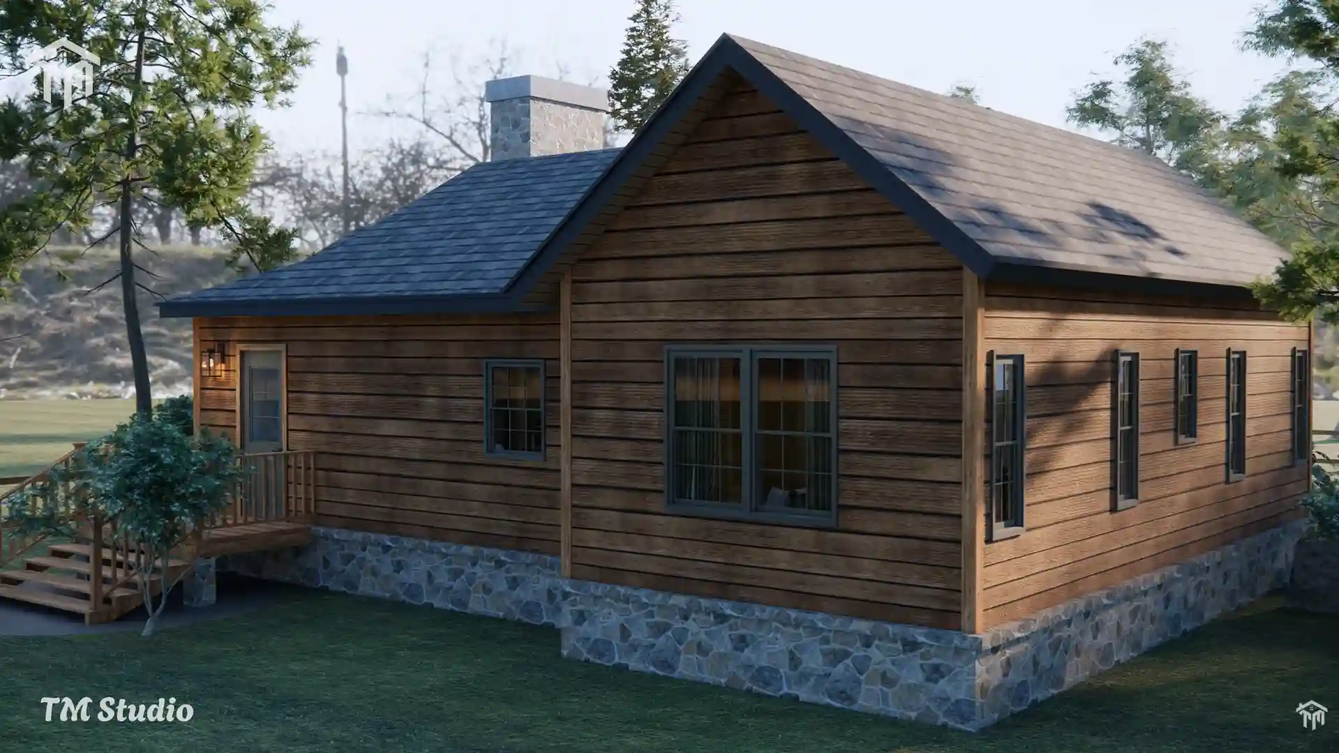 tm studio 2 bedroom house plan