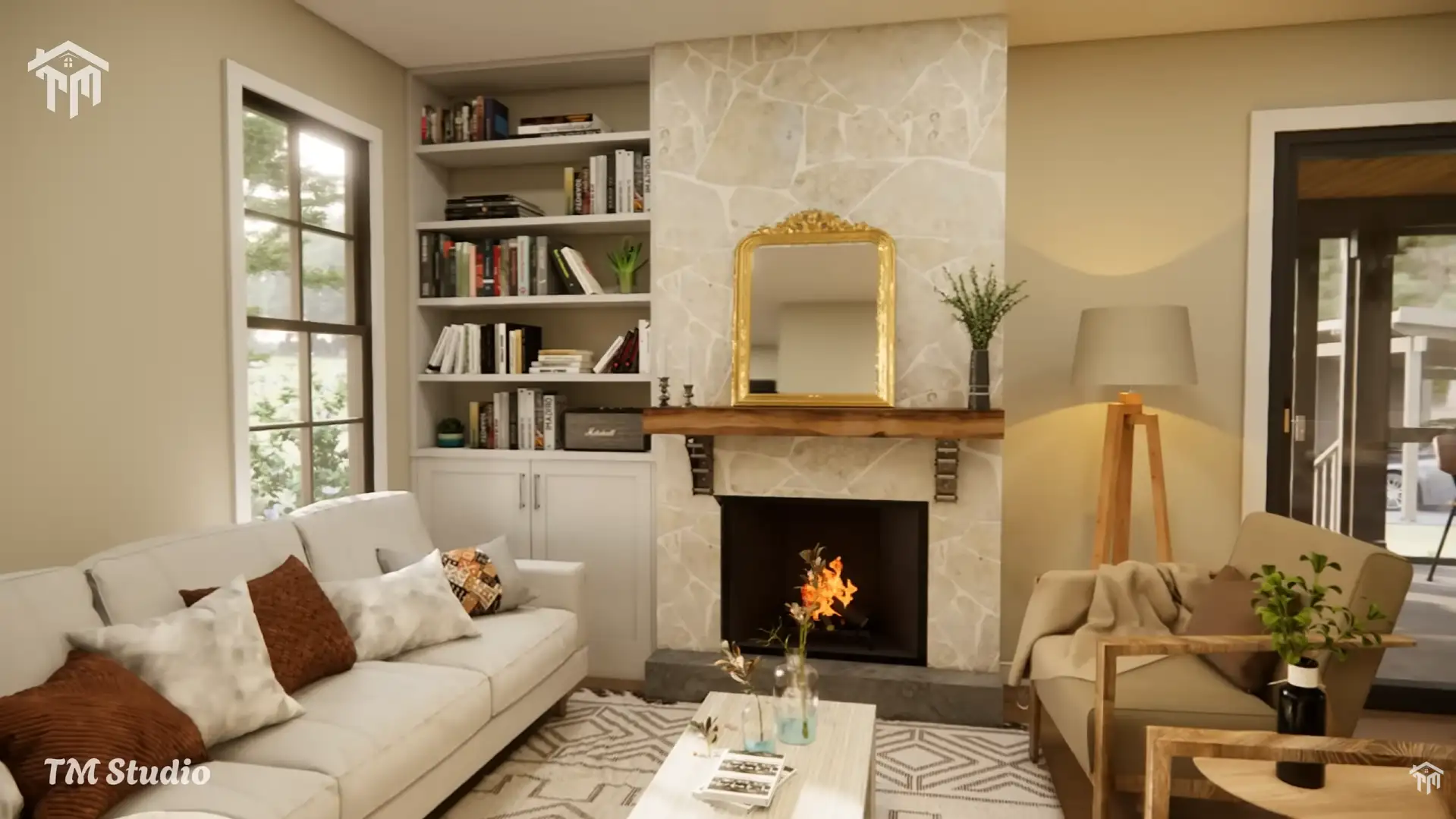 tm studio 2 bedroom house plan