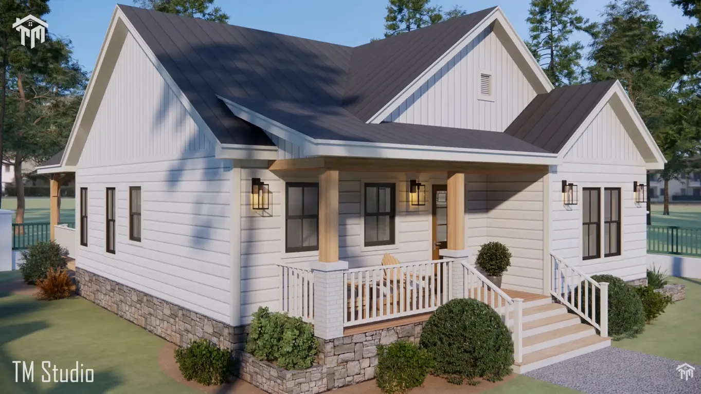 tm studio 2 bedroom 2 bathroom house plan