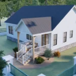 tm studio 2 bedroom 2 bathroom house plan